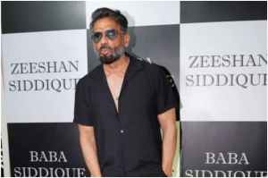 suniel shetty Baba Siddique iftar Party