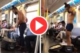 viral video, delhi metro, NYC train, taking bath in train, trending video