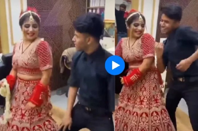 Devar Bhabhi Dance Kusu Kusu पर देवर और भाभी का तड़कता भड़कता डांस देख लोग हुए पागल वीडियो 7767