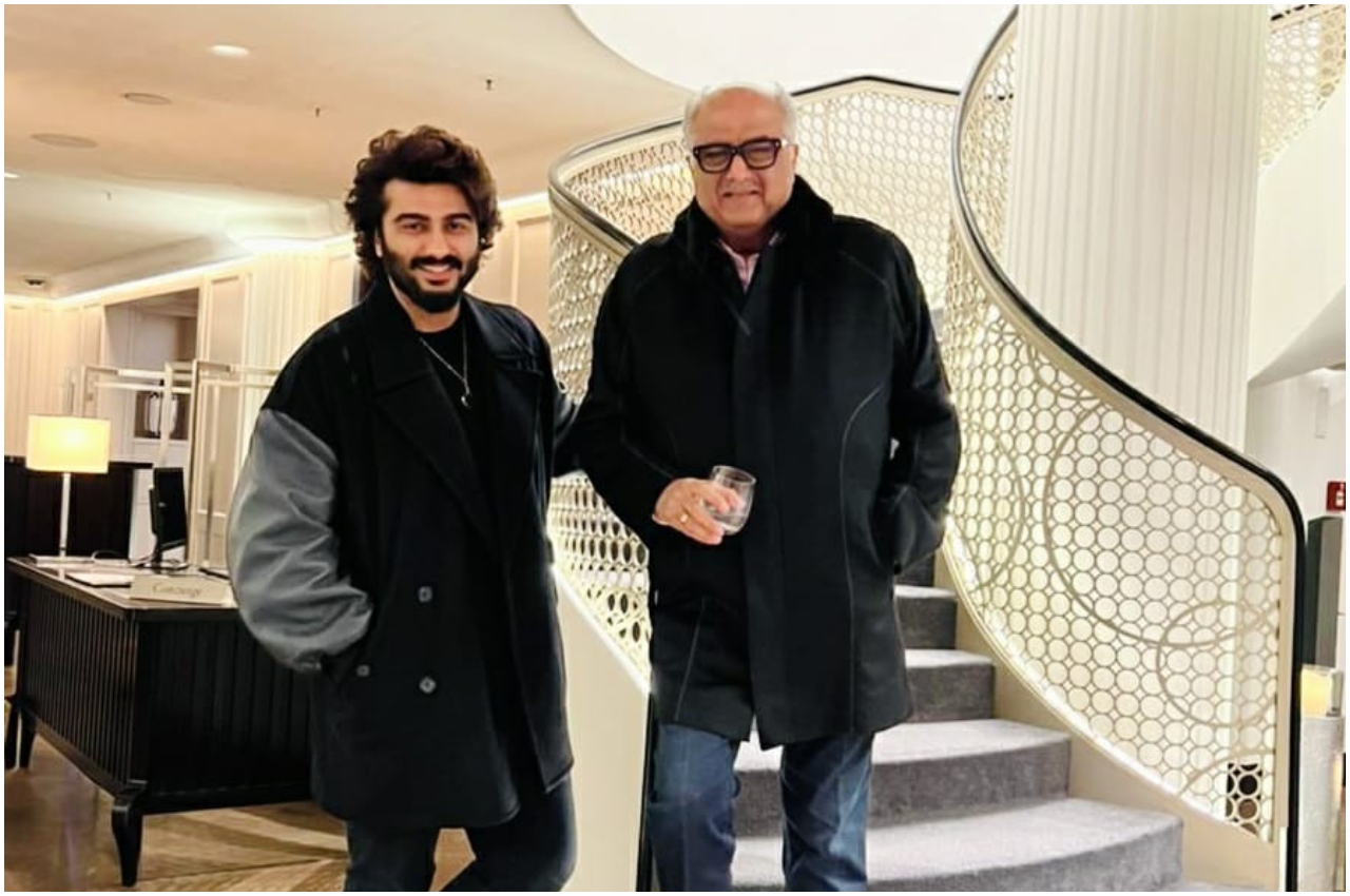 Arjun Kapoor with father