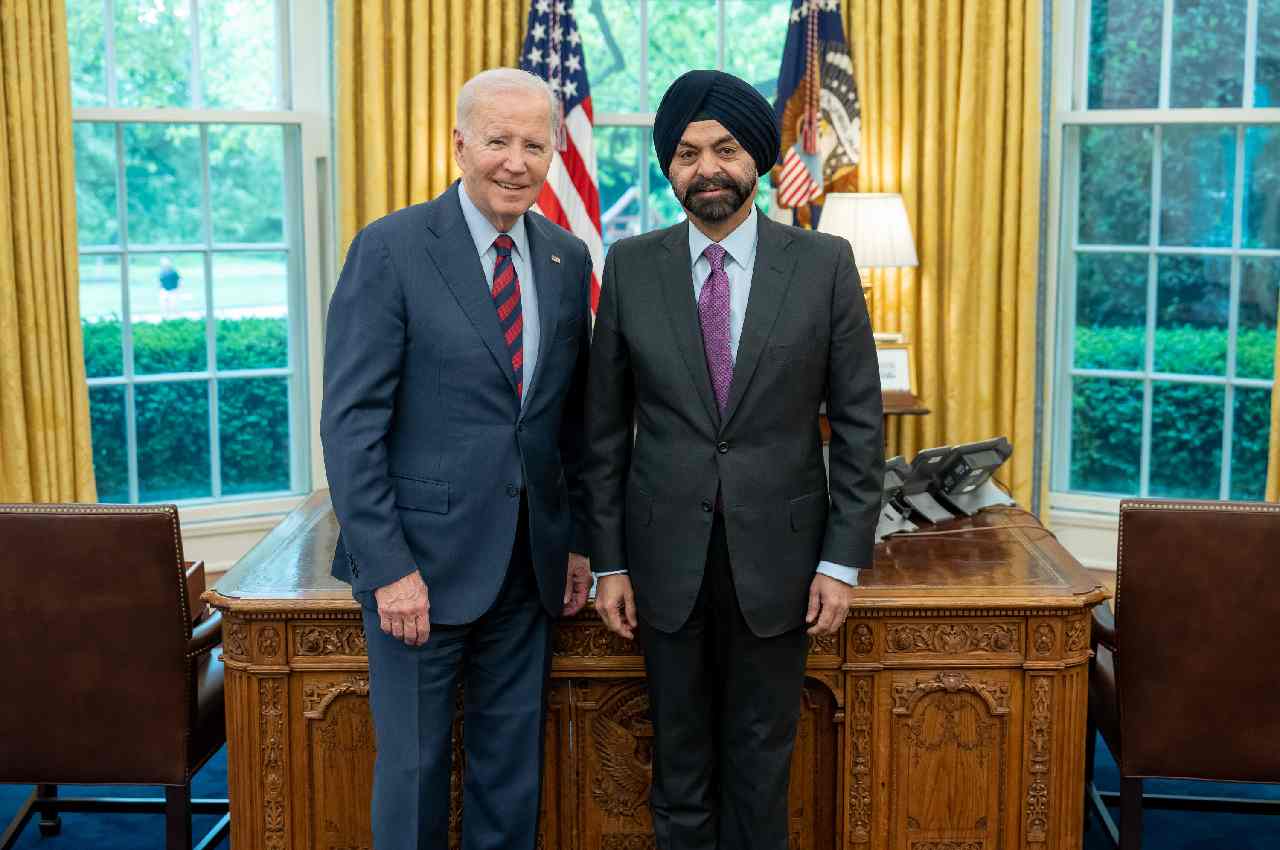 Biden congratulates Ajay Banga