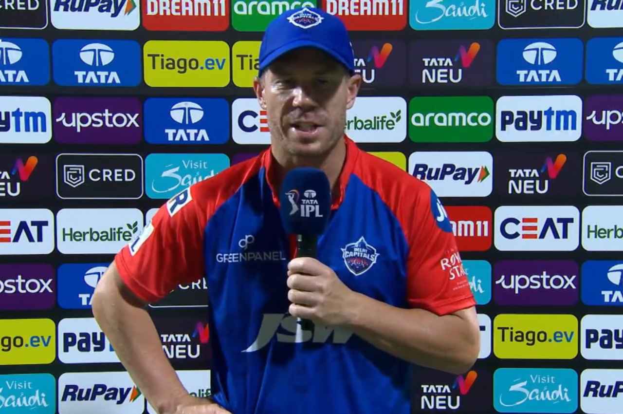 CSK vs DC David Warner