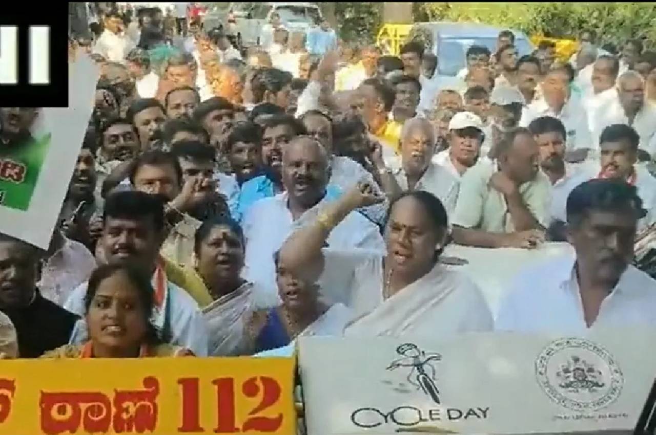 Karnataka Congress, DK Shivakumar, Siddaramaiah, Congress workers protest, Karnataka Cabinet ministers