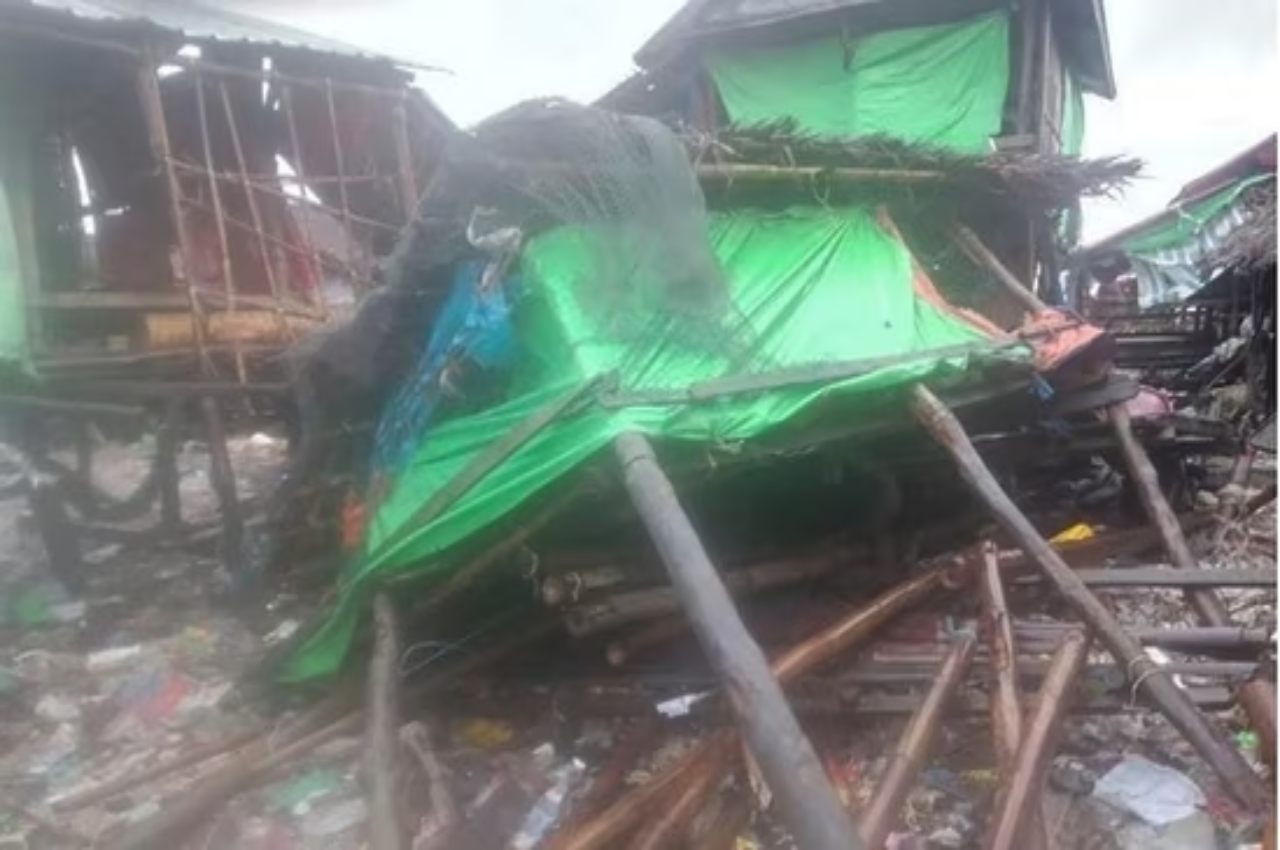 Cyclone Mocha Myanmar Flood Myanmar port city Weather Update IMD