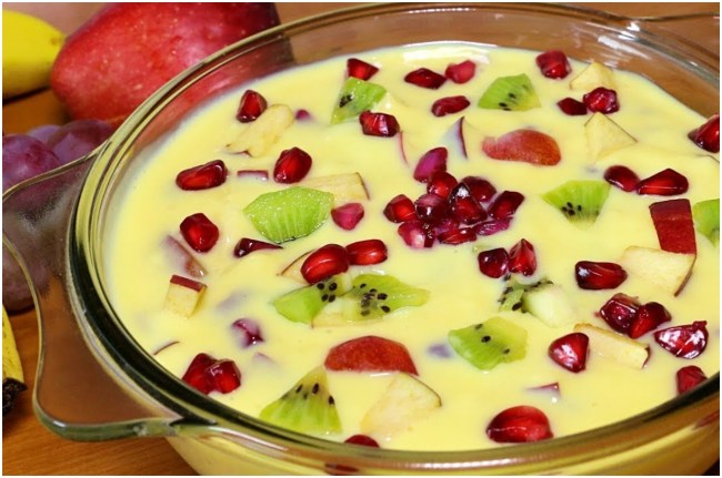 Fruit Custard Recipe Fruit Custard Recipe