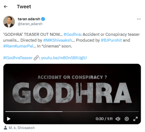 Godhra: Accident Or Conspiracy Teaser