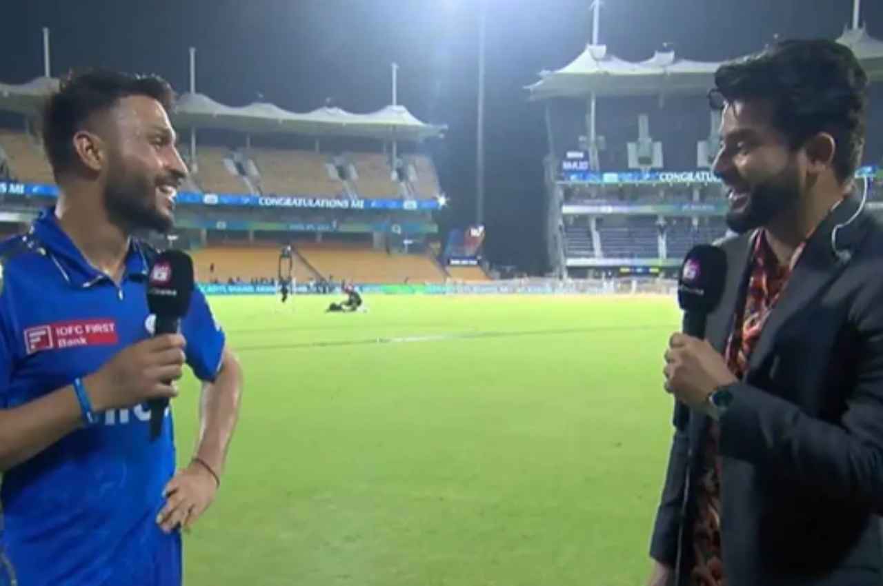 IPL 2023: 'कुछ सुनाई नहीं दे रहा था...', आकाश मधवाल ने बताया धोनी को गेंदबाजी करने का अनुभव