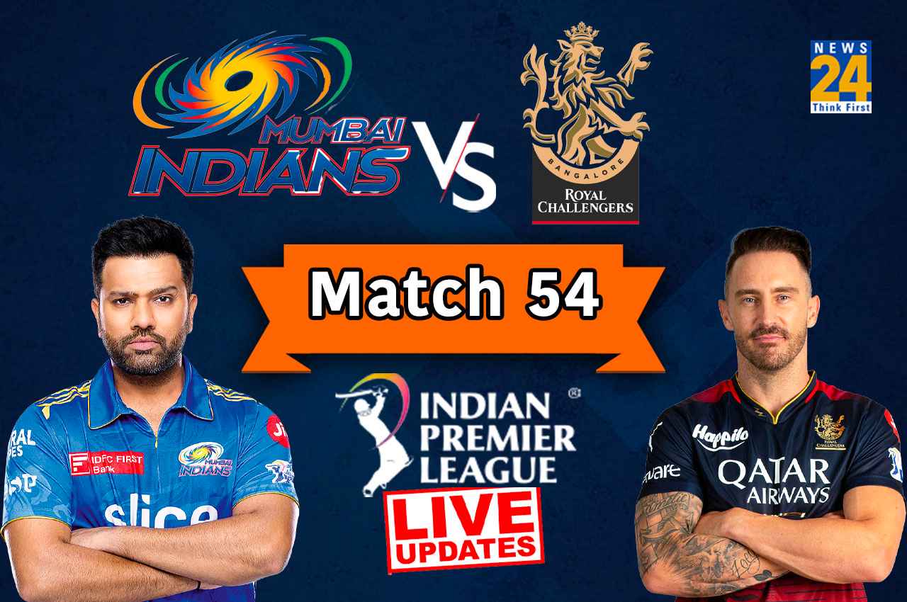 IPL Match 54 MI vs RCB Live Update IPL 2023, MI vs RCB Live Update
