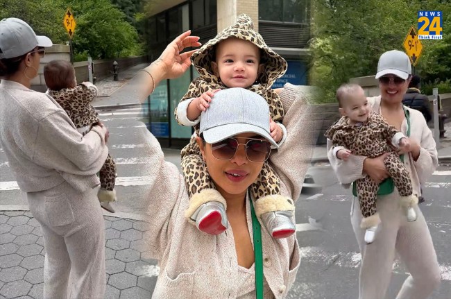 Priyanka with Daughter Malti Marie Chopra Jonas