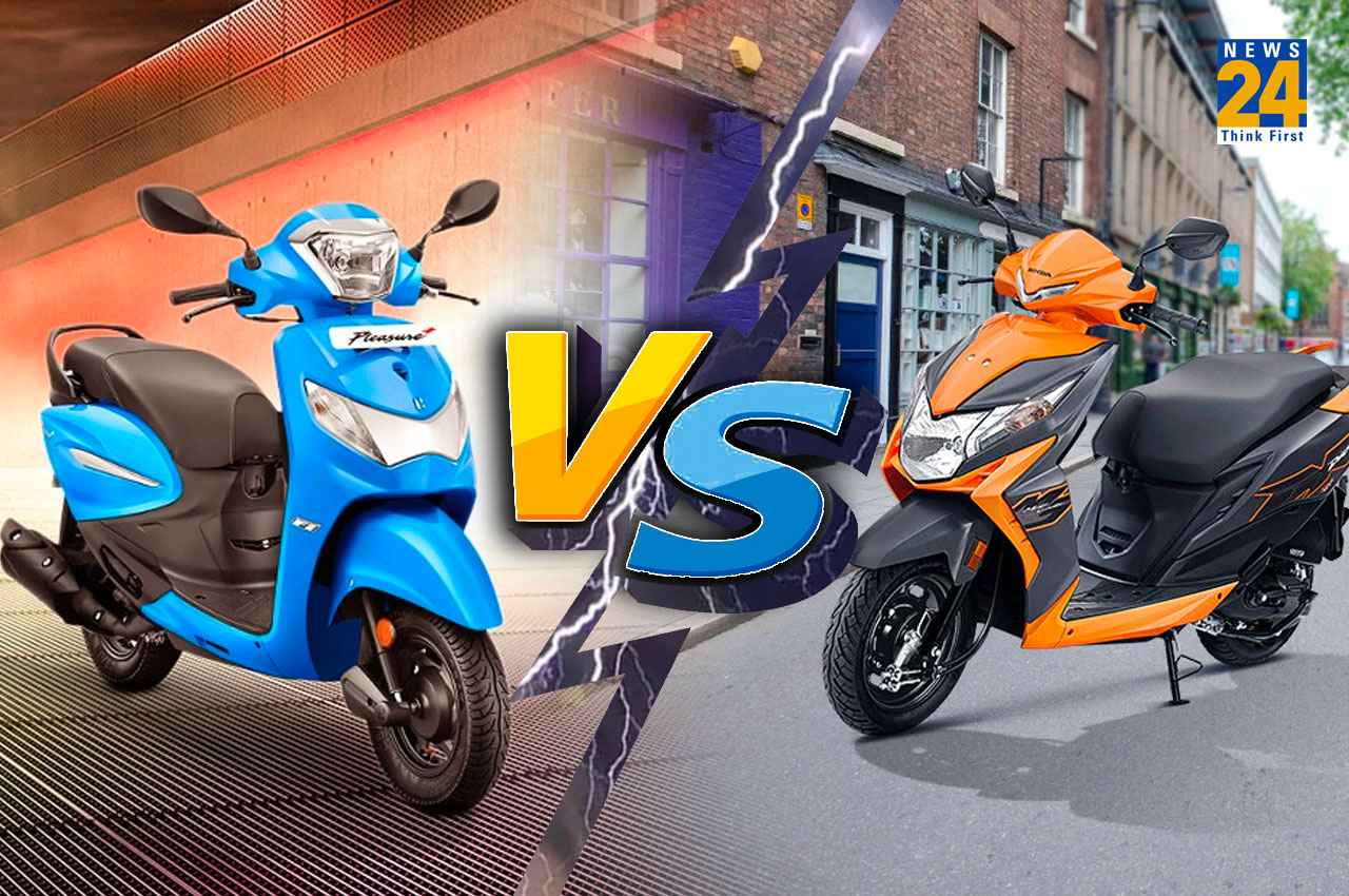 Hero Pleasure में ड्रम ब्रेक की धाकड़ सेफ्टी और Honda Dio में मिलता है फंकी लुक, आप के लिए कौन सा बेहतर, जानें कंपैरिजन