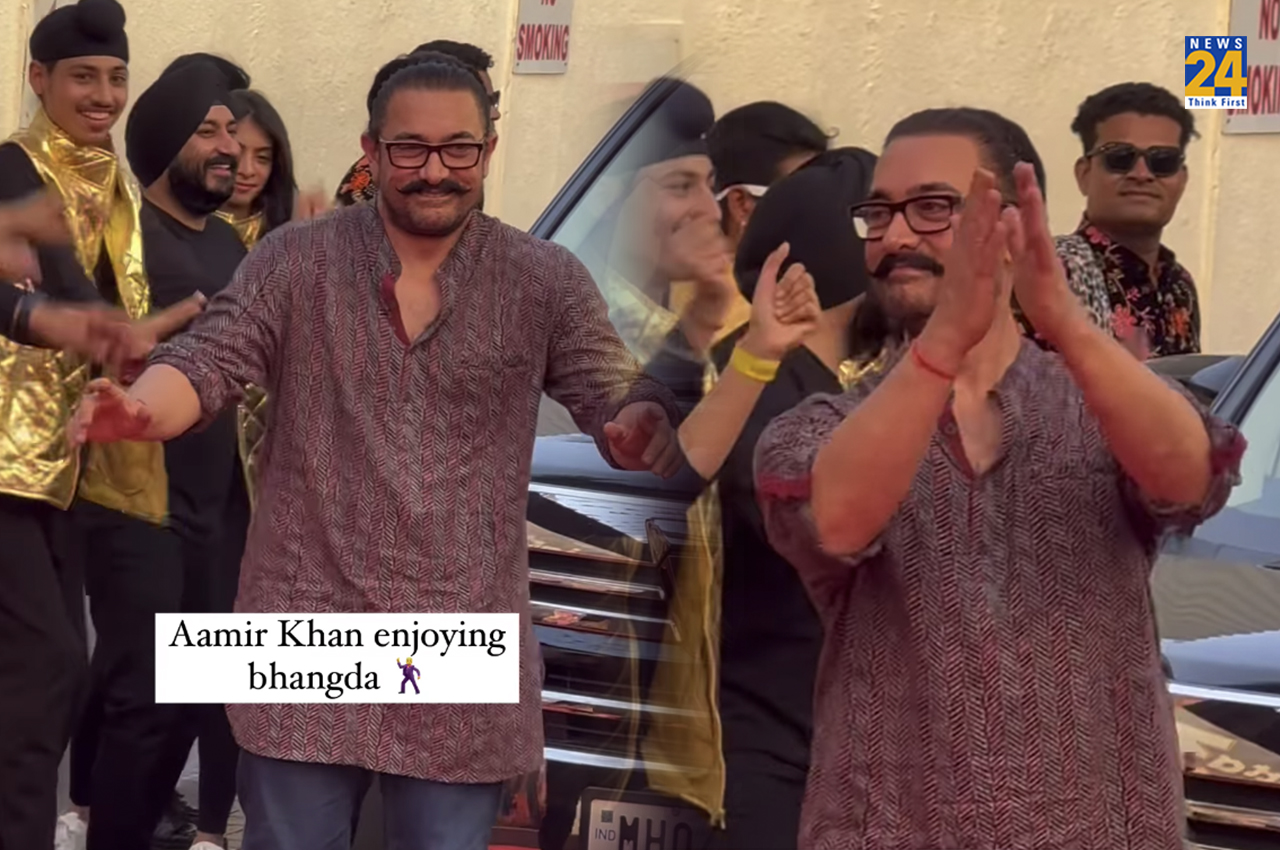 Aamir Khan At Carry On Jatta Trailer Release