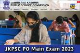 JKPSC PO Main Exam 2023