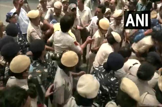 Jantar Mantar, new Parliament, wrestlers detained