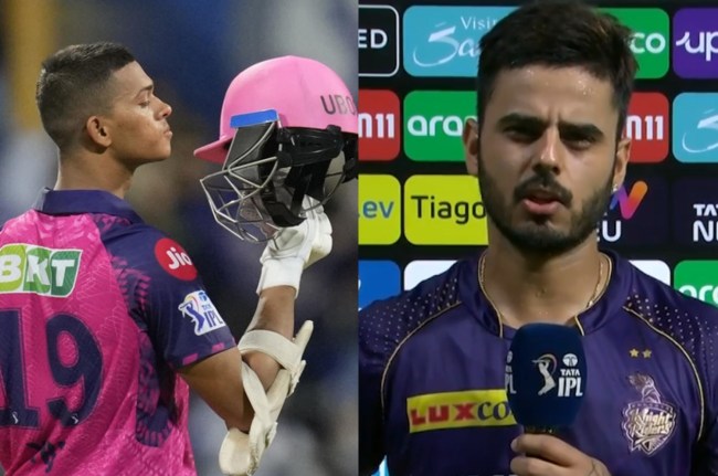 KKR vs RR Yashasvi Jaiswal Nitish Rana KKR vs RR Yashasvi Jaiswal Nitish Rana