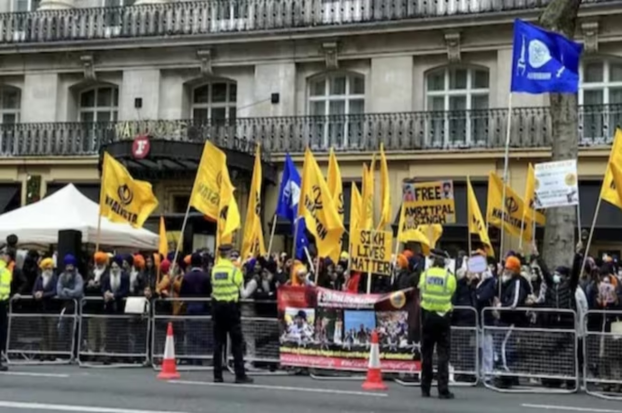 Khalistani protest in London NIA Indian High Commission in London NIA Investigates