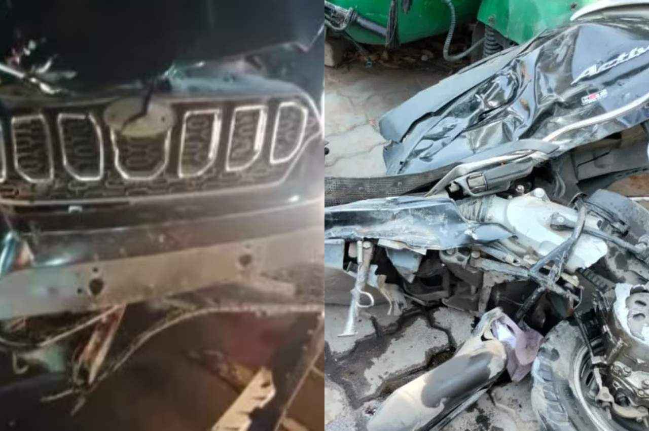 लखनऊ में दर्दनाक हादसा; तेज रफ्तार स्कॉर्पियो ने पति-पत्नी और दो बच्चों को कुचला, चारों की मौत