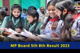 MP Board 5th 8th Result 2023