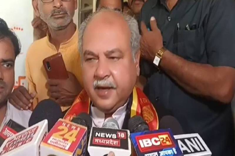Narendra Singh Tomar Target Congress