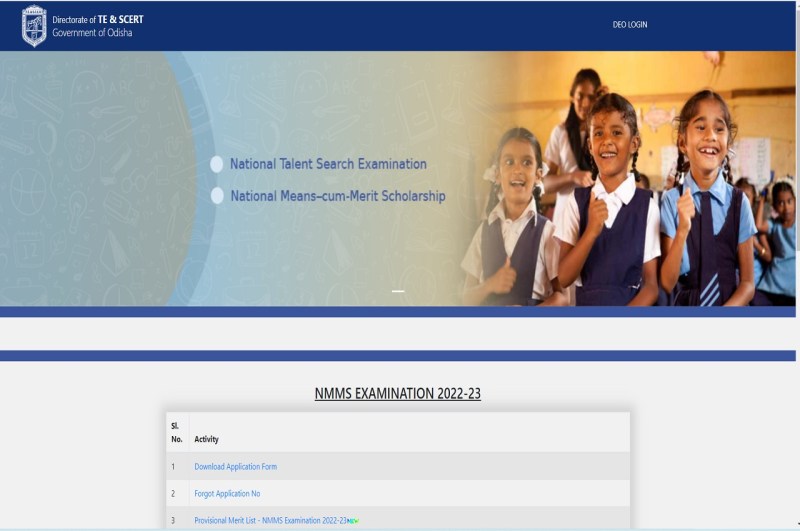 Odisha NMMS result 2023