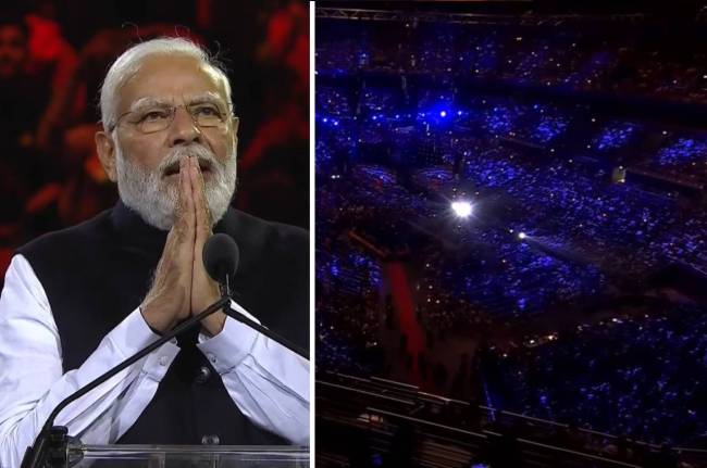 PM Modi In Sydney, Qudos Bank Arena, Indian diaspora, community event, Anthony Albanese