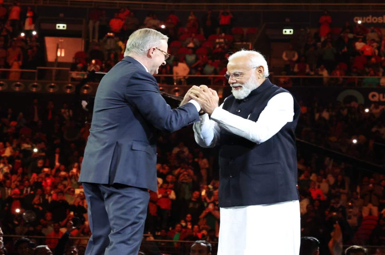 PM Modi In Sydney PM Modi Sydney Stadium Australian Prime Minister PM Modi is the boss 1