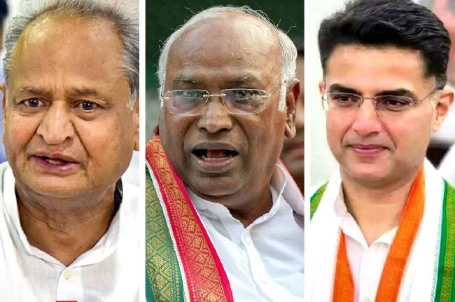 Congress, Mallikarjun Kharge, Ashok Gehlot, Sachin Pilot