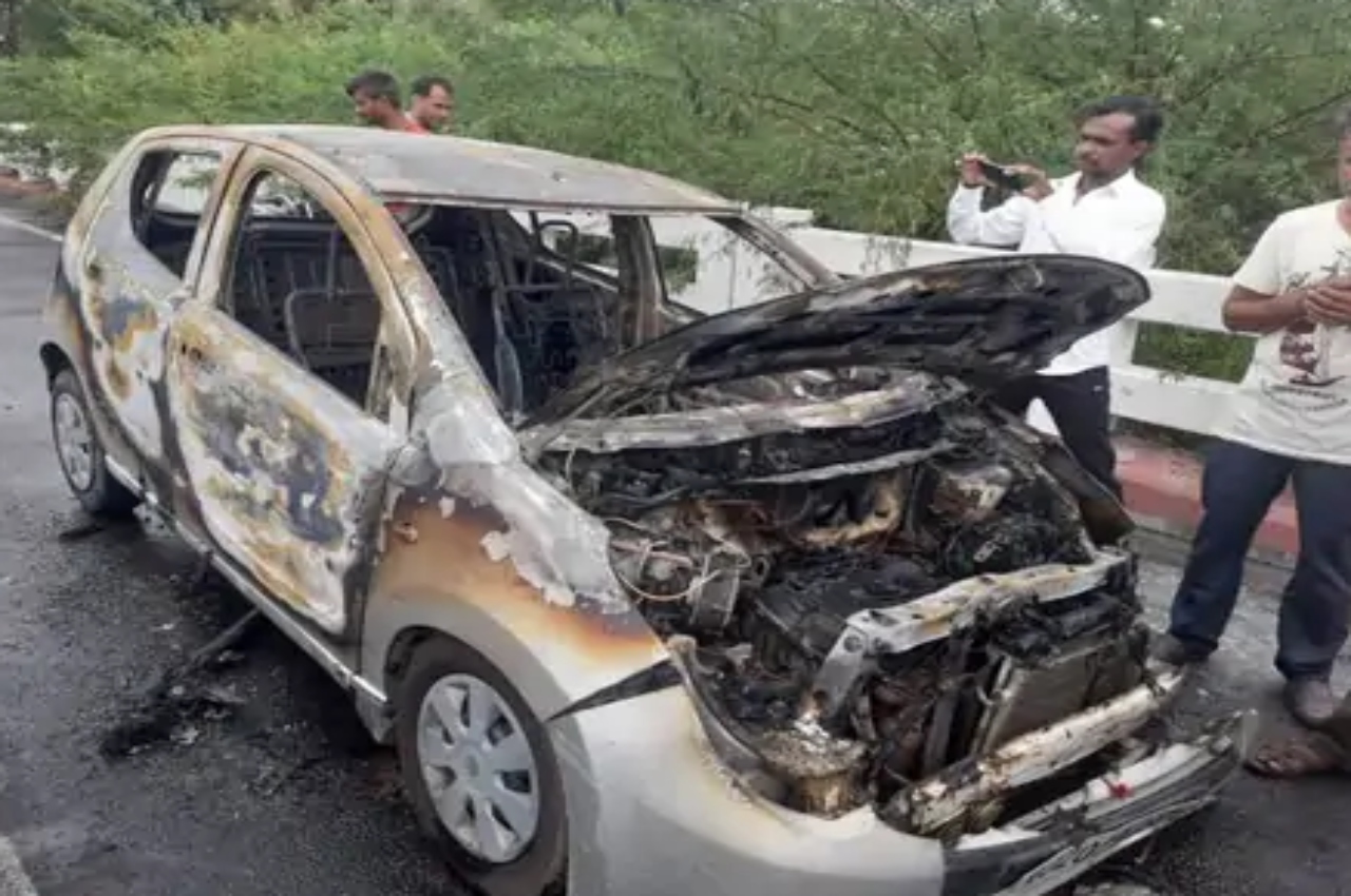 Rajasthan News, Kota The Burning Car