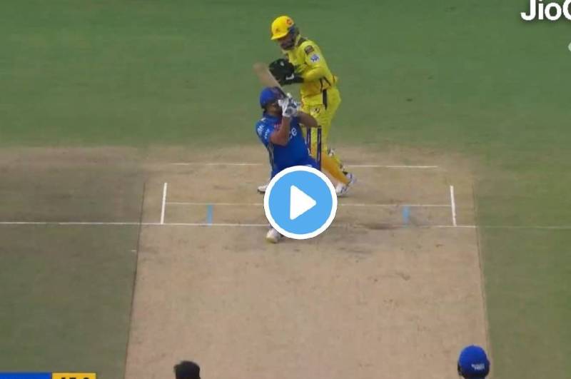 Rohit Sharma out on a duck