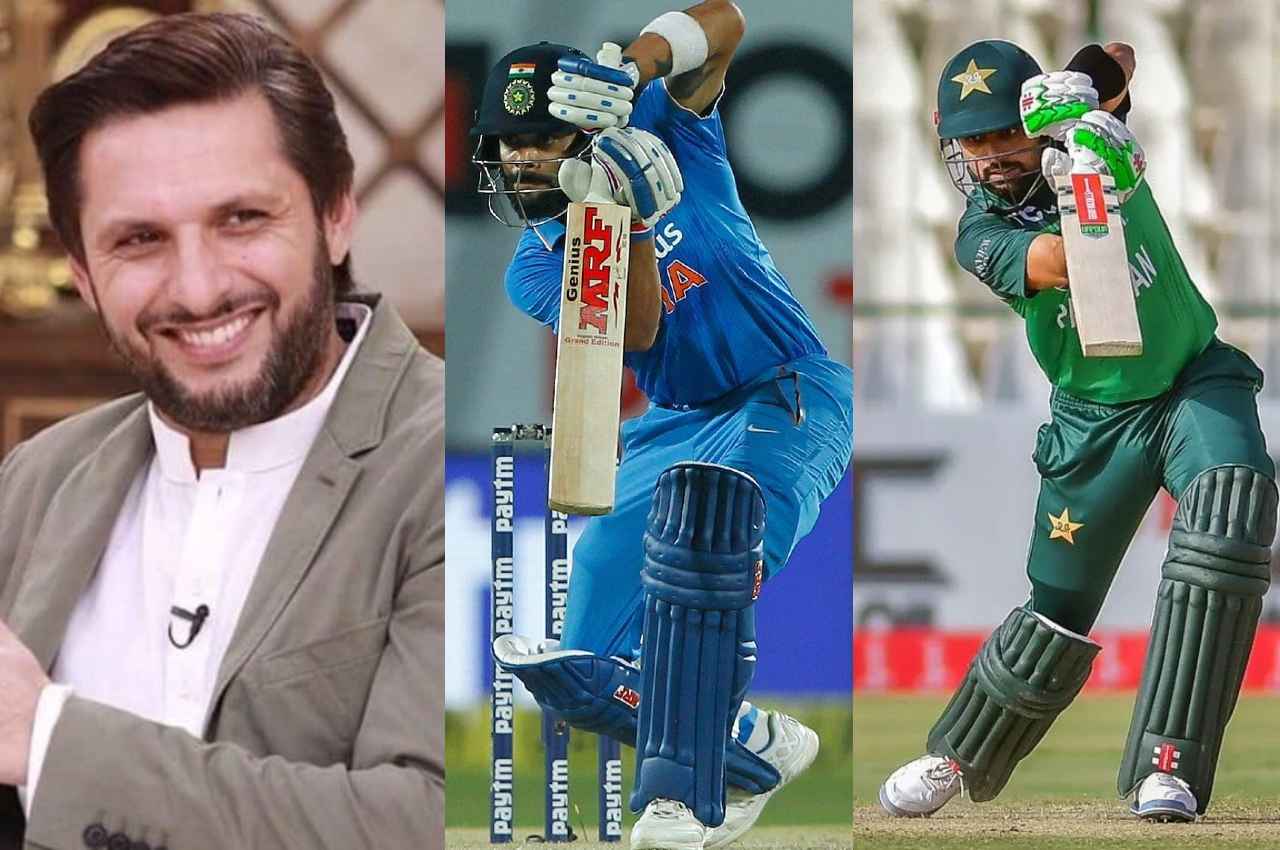Shahid Afridi Babar Azam Virat Kohli Shahid Afridi Babar Azam Virat Kohli