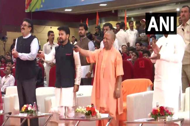 UP News, CM Yogi, Anurag Thakur, Khelo India University Games