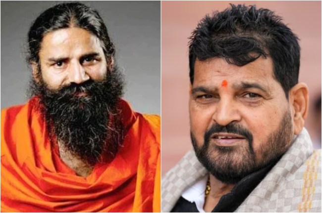Delhi Wrestlers Protest, Baba Ramdev, Brij Bhushan Sharan Singh, WFI