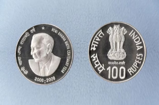 100 rupees coin