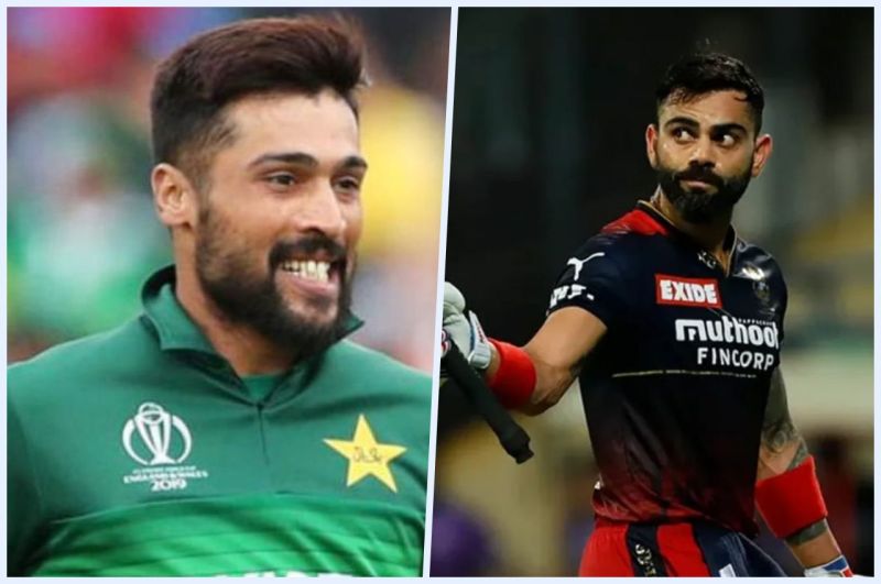 Mohammad Amir reaction to Virat Kohli Mohammad Amir reaction to Virat Kohli