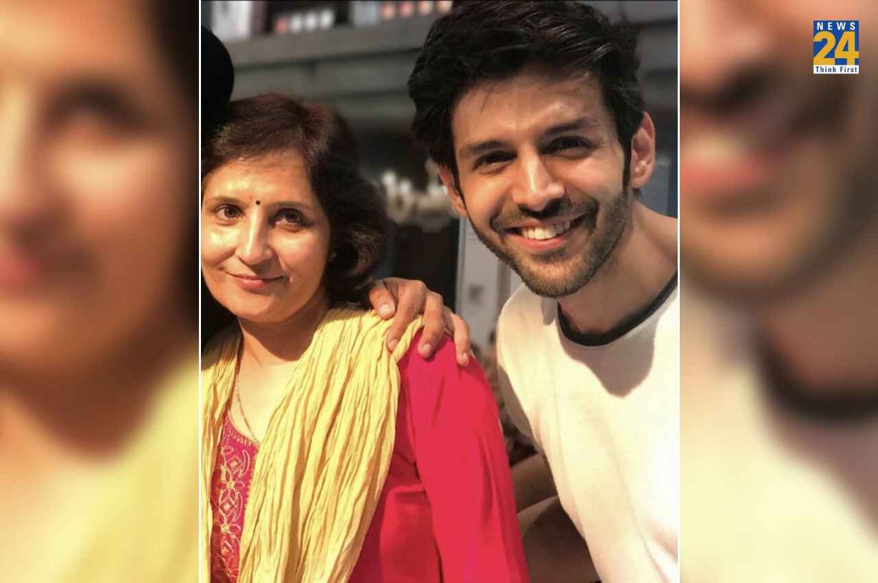 Kartik Aaryan Mother