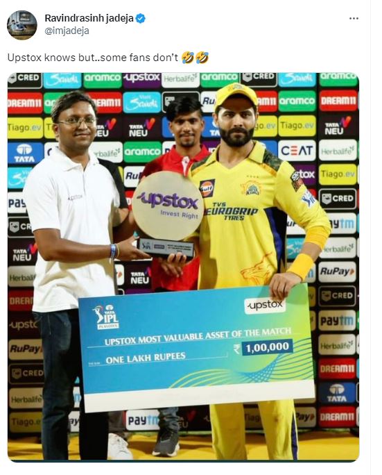 ravindra jadeja tweet