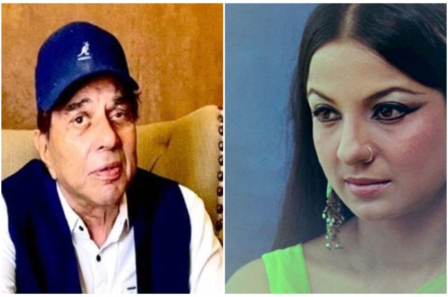 tanuja and Dharmendra