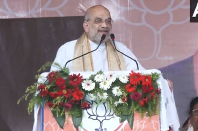 Amit Shah, Ashok Dham, Amit Shah in Bihar, Amit Shah Bihar visit, Amit Shah in Lakhisarai