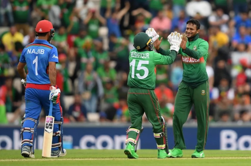 BAN vs AFG Afif Hossain Ebadot Hossain