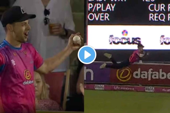 Brad Currie catch Vitality Blast T20 Ben Stokes Dinesh Karthik Brad Currie catch Vitality Blast T20 Ben Stokes Dinesh Karthik