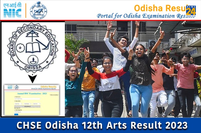 CHSE Odisha 12th Arts Result 2023