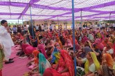 Chittorgarh, Udaylal Anjna Inspected Mahangai Rahat Camp