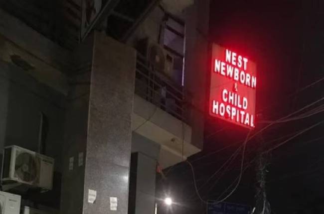 Delhi Fire news Delhi Fire news, fire in hospital, Vaishali Colony, newborns hospital, newborns safely rescued, Delhi Fire Service