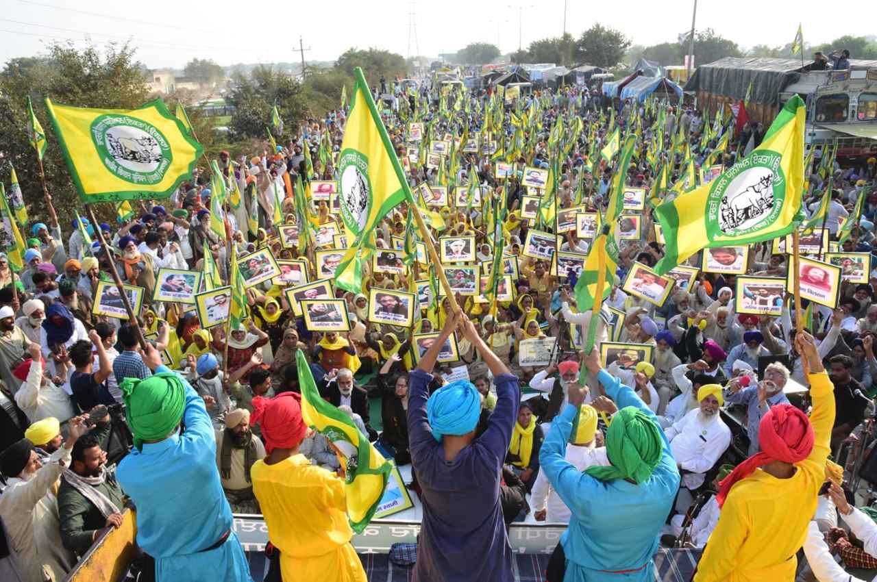 farmers protest
