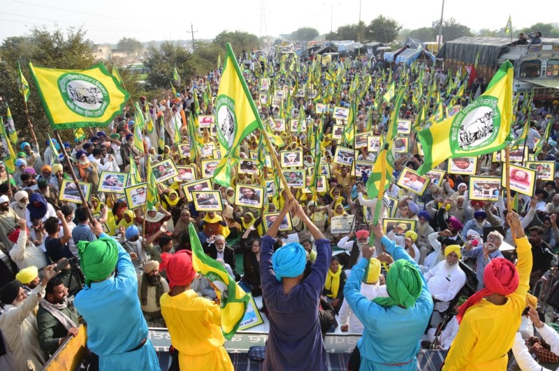 farmers protest