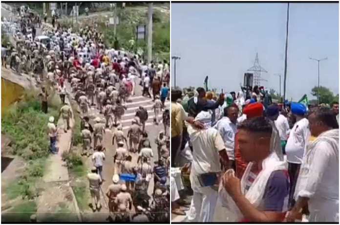 Farmers Protest, National Highway-44, Haryana News, Kurukshetra News, MSP for Sunflower Seed