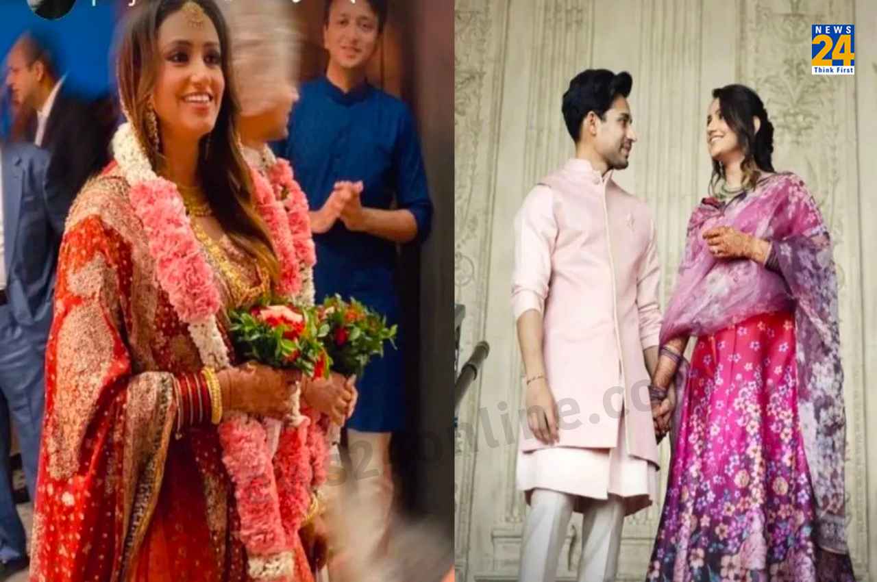 Krishna Bhatt-Vedant Wedding: विक्रम भट्ट की बेटी कृष्णा भट्ट-वेदांत सारदा की वेडिंग रिसेप्शन में सेलेब्स ने जमाई महफिल