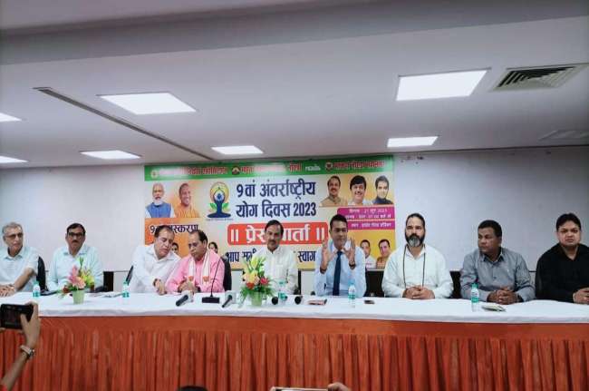 International Yoga Day 2023, Noida Stadium, Noida News, Union Minister Smriti Irani, NEA, Yoga in Noida