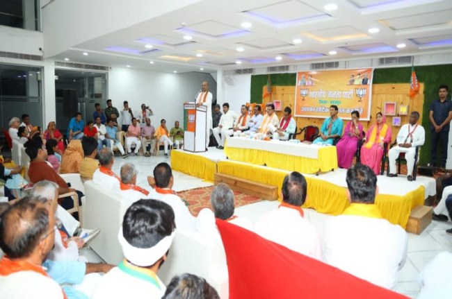 JP Nadda In Bharatpur