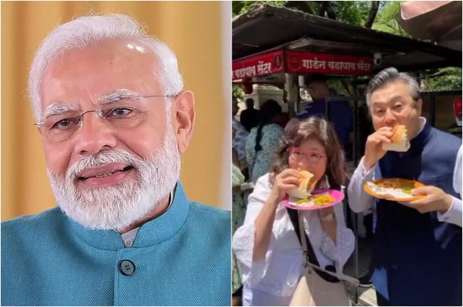 Japan Ambassador Video Narendra Modi, Japan Ambassador, Hiroshi Suzuki, Street Food In Pune, Viral Video
