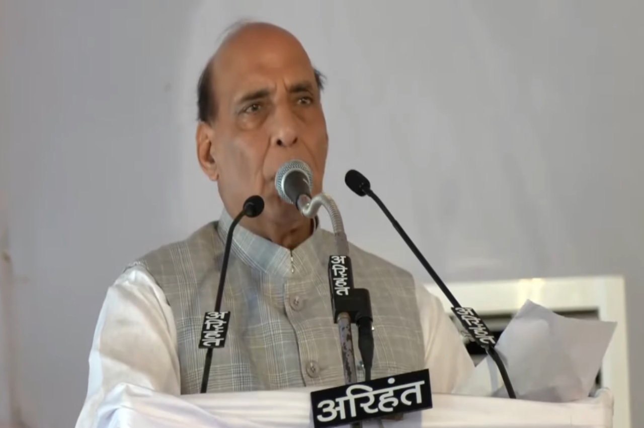 Jodhpur, Rajnath Singh Address Rally in Balesar